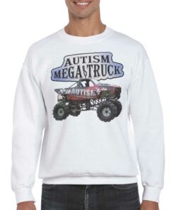 Autism Mega Truck T shirt 4