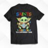 Autism New Orleans Saints Baby Yoda Rockin To A Different Tune Shirt