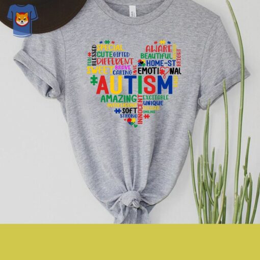 Autism Shirt Autism Heart Shirt Autism Awareness T-shirts