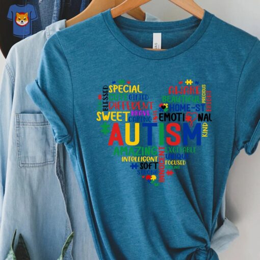 Autism Shirt Autism Heart Shirt Autism Awareness T-shirts