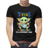 Autism Tennessee Titans Baby Yoda Rockin To A Different Tune Shirt