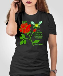 Baby If I Compare You To A Kiss From The Bros Is It Gay Shirt