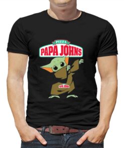 Baby Yoda Dabbing Pizza Papa Johns Shirt Baby Yoda Dabbing Pizza Papa Johns Shirt