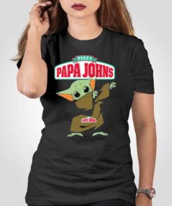 Baby Yoda Dabbing Pizza Papa Johns Shirt Baby Yoda Dabbing Pizza Papa Johns Shirt