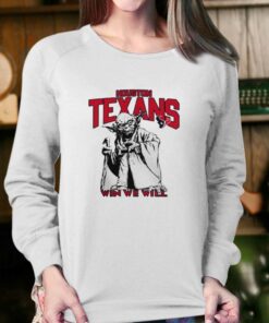 Baby Yoda Houston Texans Win We Will T shirt 4
