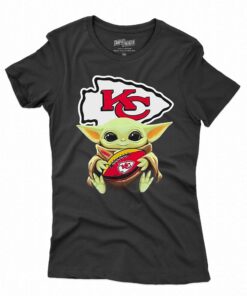 Baby Yoda Hug Football Kansas City Chiefs Logo Design Shirt 1 Baby Yoda Hug Football Kansas City Chiefs Logo Design Shirt 2