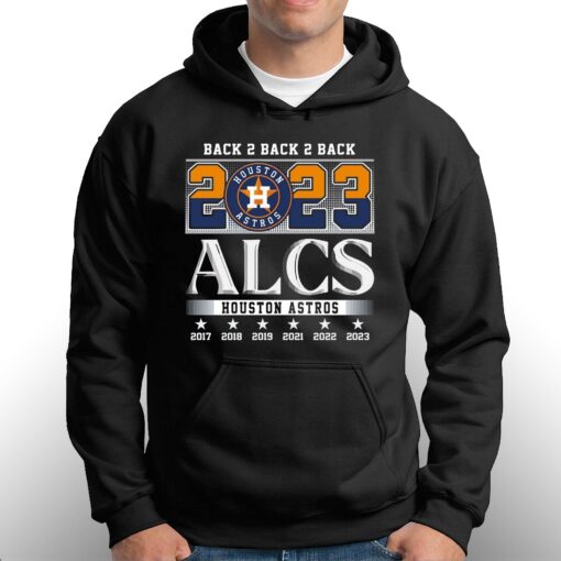 Back 2 Back 2 Back 2023 Alcs Houston Astros Unisex T-shirt