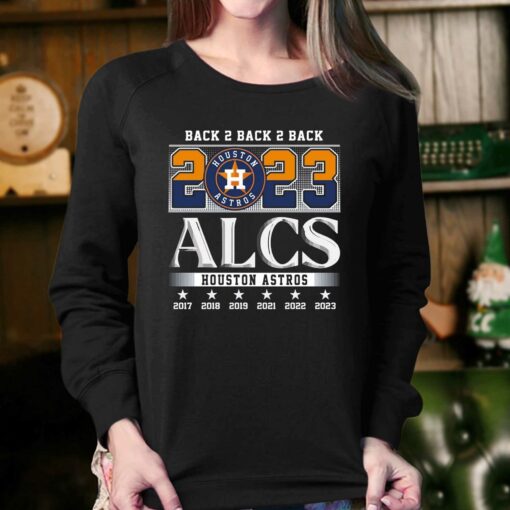 Back 2 Back 2 Back 2023 Alcs Houston Astros Unisex T-shirt