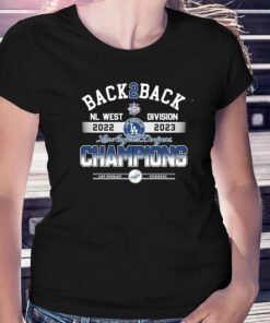 Back 2 Back Los Angeles Dodgers Nl West Division Champions 2022 – 2023 Unisex T-shirt 1 Back 2 Back Los Angeles Dodgers Nl West Division Champions 2022 2023 Unisex T shirt 2