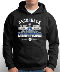 Back 2 Back Los Angeles Dodgers Nl West Division Champions 2022 – 2023 Unisex T-shirt 2 Back 2 Back Los Angeles Dodgers Nl West Division Champions 2022 2023 Unisex T shirt 3