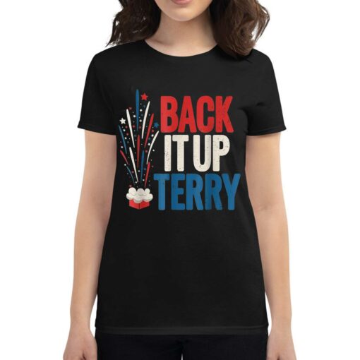 Back It Up Terry 2023 Vintage 4th Of July Fireworks T-shirt