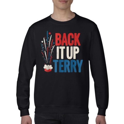 Back It Up Terry 2023 Vintage 4th Of July Fireworks T-shirt