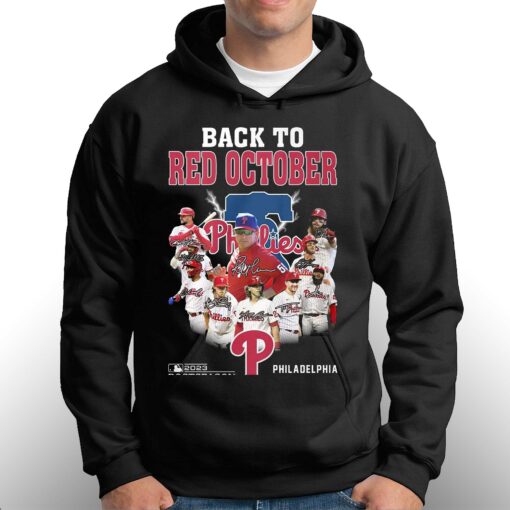 Back To Red October 2023 Postseason Philadelphia Phillies T-shirt