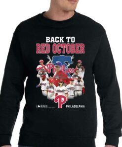 Back To Red October 2023 Postseason Philadelphia Phillies T shirt 4