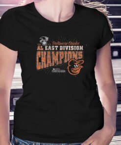 Baltimore Orioles ’47 2023 Al East Division Champions Distressed Franklin T-shirt Baltimore Orioles ’47 2023 Al East Division Champions Distressed Franklin T-shirt