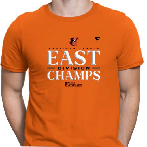 Baltimore Orioles Al East Champions 2023 Orange T-shirt