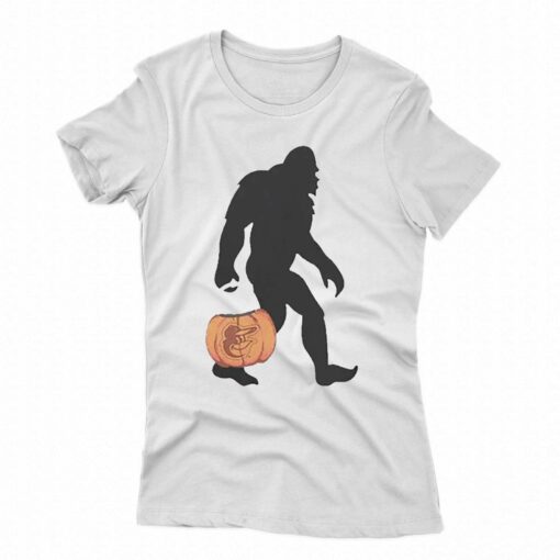 Baltimore Orioles Bigfoot Halloween Shirt