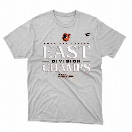 Baltimore Orioles Fanatics Branded 2023 Al East Division Champions Locker Room T-shirt