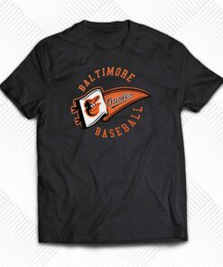Baltimore Orioles Hometown Baltimore Pennant T-shirt Baltimore Orioles Hometown Baltimore Pennant T-shirt