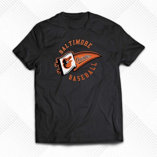 Baltimore Orioles Hometown Baltimore Pennant T-shirt