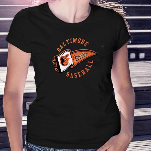 Baltimore Orioles Hometown Baltimore Pennant T-shirt