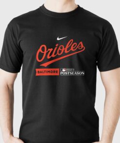 Baltimore Orioles Nike 2023 Postseason Authentic Collection Dugout T shirt 1