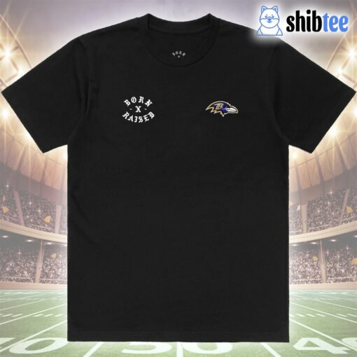 Baltimore Ravens Born X Raised Unisex T-shirt