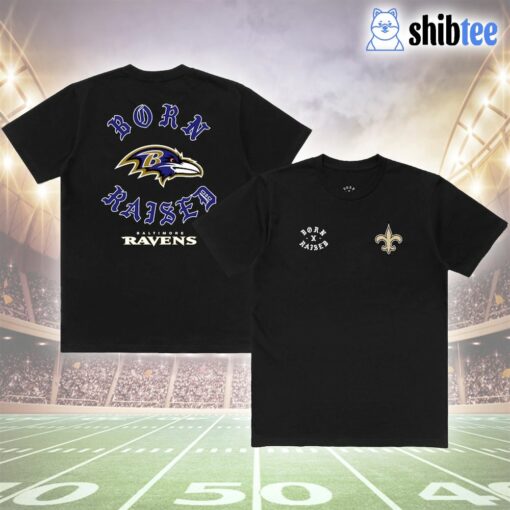 Baltimore Ravens Born X Raised Unisex T-shirt