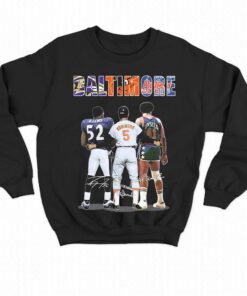Baltimore Ravens Lewis Orioles Robinson Bullets Unselo Signatures Shirt 4