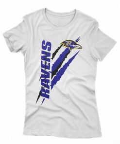 Baltimore Ravens Starter Color Scratch T-shirt Baltimore Ravens Starter Color Scratch T-shirt