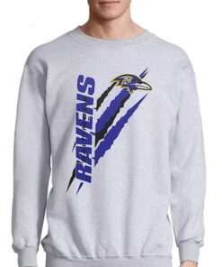 Baltimore Ravens Starter Color Scratch T shirt 4