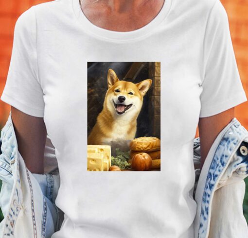 Banquet De Fromages Vintage De Shiba Inu T-shirt