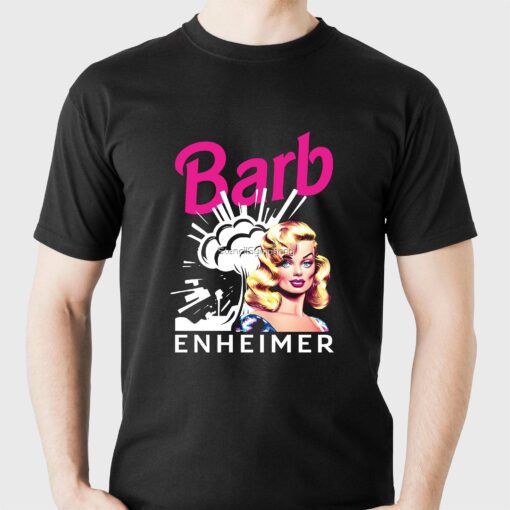 Barbenheimer Barbie Oppenheimer 2023 Pink And White T-shirt