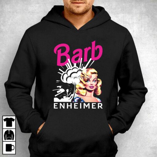 Barbenheimer Barbie Oppenheimer 2023 Pink And White T-shirt