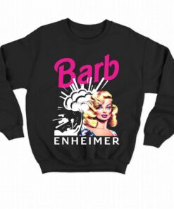 Barbenheimer Barbie Oppenheimer 2023 Pink And White T shirt 4
