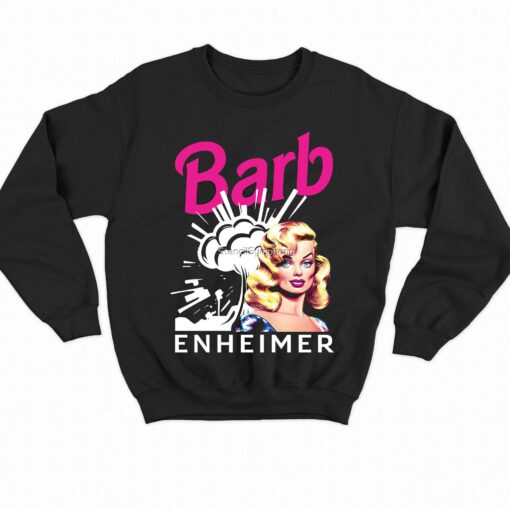 Barbenheimer Barbie Oppenheimer 2023 Pink And White T-shirt