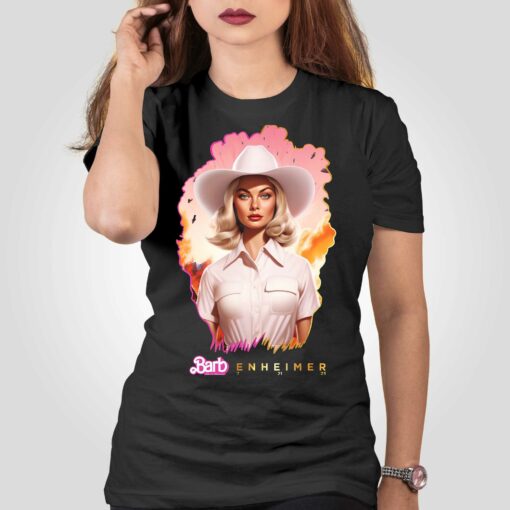 Barbenheimer – Barbie Oppenheimer Crossover Movie Meme T-shirt