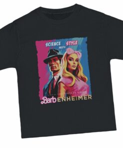 Barbenheimer Comic Book Unisex Beefy-t Short-sleeve T-shirt 1 Barbenheimer Comic Book Unisex Beefy t Short sleeve T shirt 2