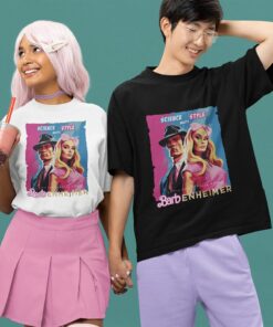Barbenheimer Comic Book Unisex Beefy-t Short-sleeve T-shirt 2 Barbenheimer Comic Book Unisex Beefy t Short sleeve T shirt 3