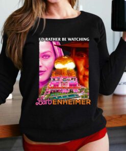 Barbenheimer I’d Rather Be Watching Shirt Barbenheimer I’d Rather Be Watching Shirt