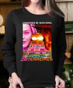 Barbenheimer Id Rather Be Watching Shirt 4