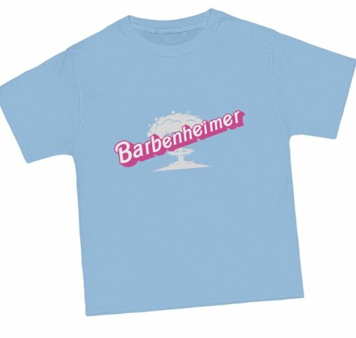 Barbenheimer In Pink Barbie Font Unisex Beefy-t Short-sleeve