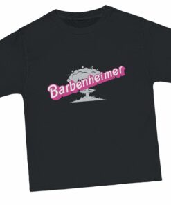 Barbenheimer In Pink Barbie Font Unisex Beefy-t Short-sleeve Barbenheimer In Pink Barbie Font Unisex Beefy-t Short-sleeve