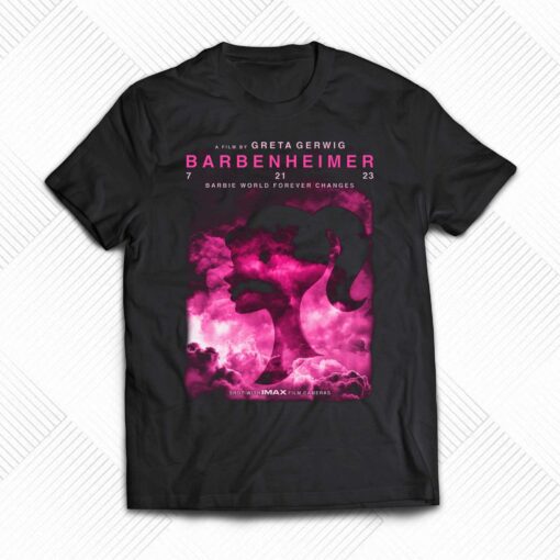 Barbenheimer Movie Poster T-shirt