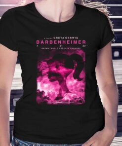 Barbenheimer Movie Poster T-shirt Barbenheimer Movie Poster T-shirt