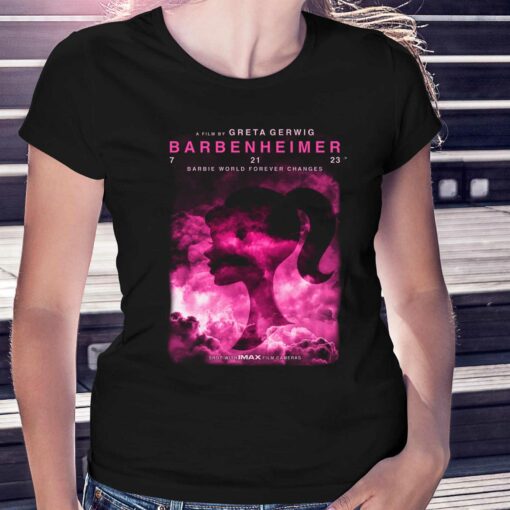 Barbenheimer Movie Poster T-shirt