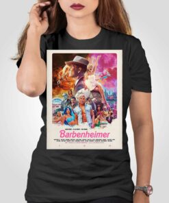 Barbenheimer Sean Longmore Collab Layeredbutter T-shirt Barbenheimer Sean Longmore Collab Layeredbutter T-shirt