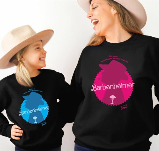 Barbenheimer Sweatshirt Barbie X Oppenheimer Hoodie Double