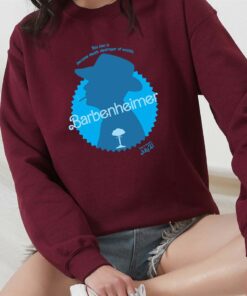 Barbenheimer Sweatshirt Barbie X Oppenheimer Hoodie Double Barbenheimer Sweatshirt Barbie X Oppenheimer Hoodie Double
