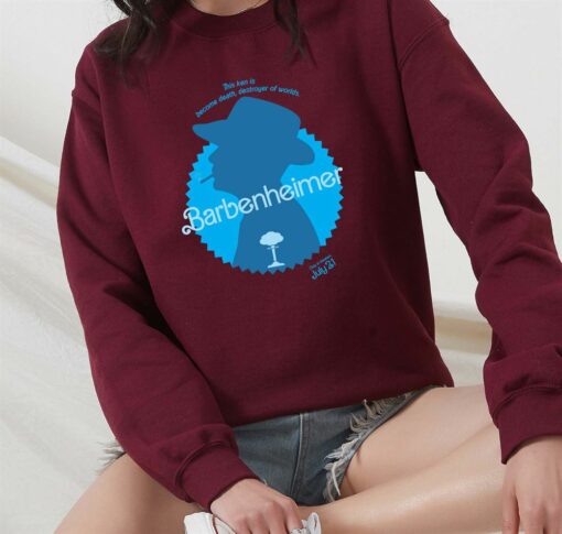 Barbenheimer Sweatshirt Barbie X Oppenheimer Hoodie Double